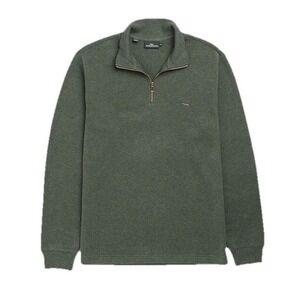 NEW Rodd & Gunn Forrest Green 1/4 zip Mock Neck Pullover Sweater $128 Men's 3XL